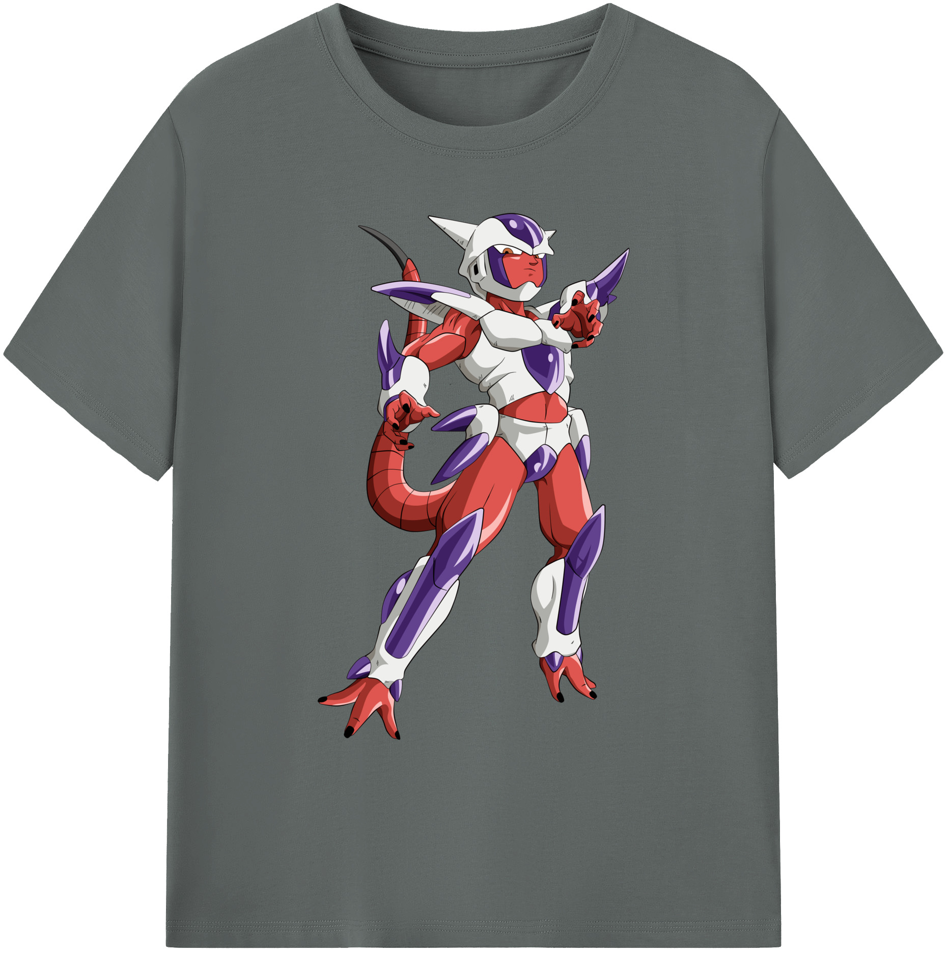 （画像用） ドラゴンボール フリーザ DRAGON BALL Frieza 綿100％ メンズ半袖Tシャツ｜肌触りやわらか＆通気性
